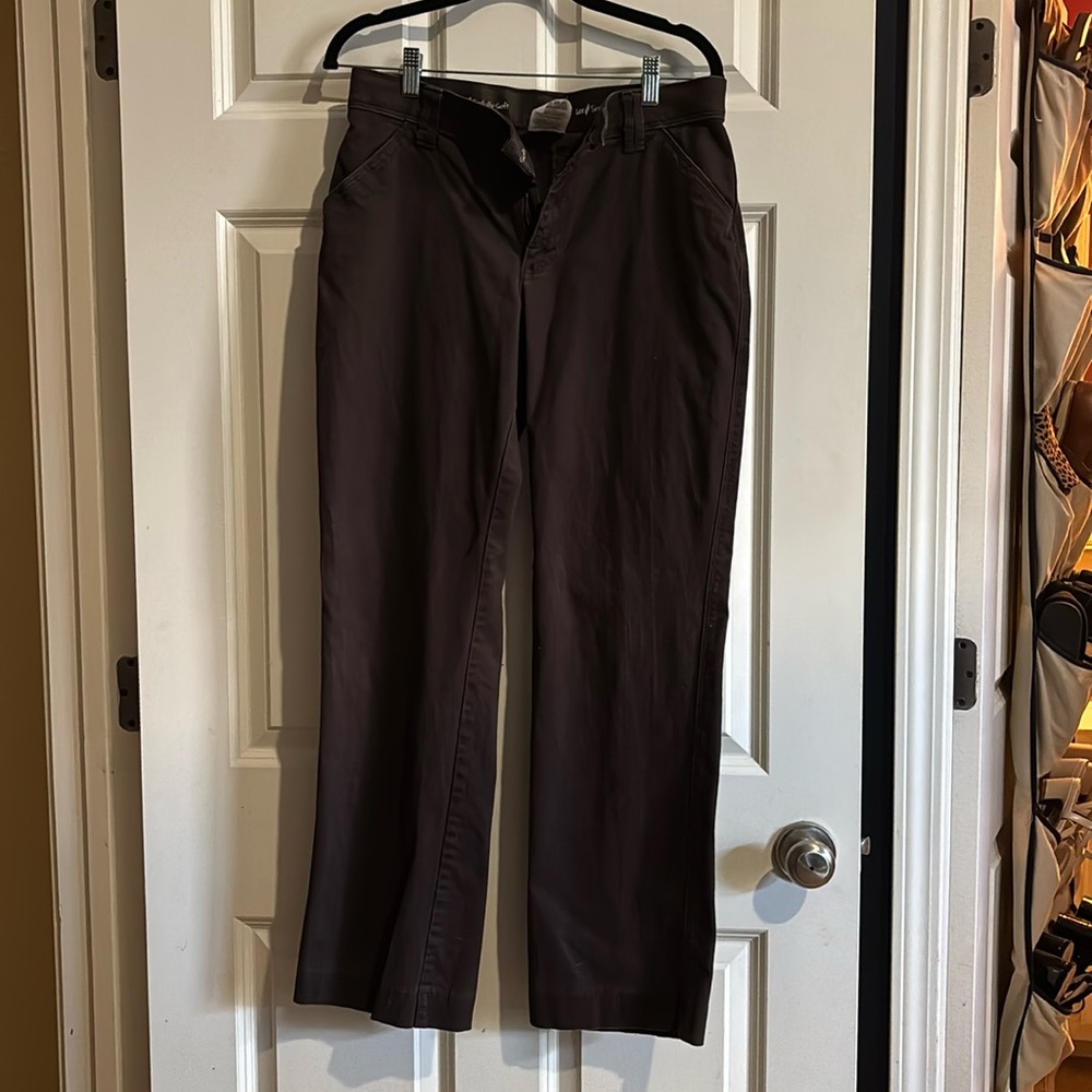 Lee Sinfully Soft Jeans Womens Size 10 Brown Mid Rise Straight Leg